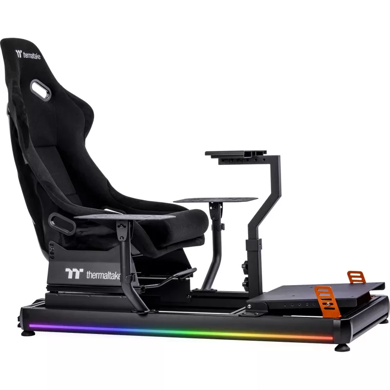 Thermaltake GF500 flightsimulatorcockpit zwart GSC-F50-CPASBB-01 sim rig (GSC-F50-CPASBB-01)