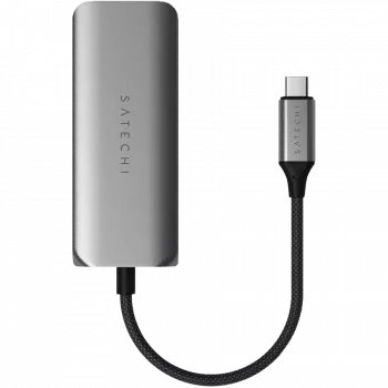 Satechi Dockingstation 4-in-1 ST-H3C25EM USB-C 3.2 Gen2 Grijs (ST-H3C25EM)