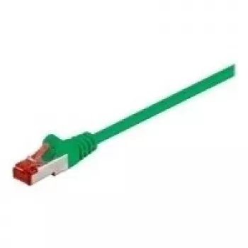 Wentronic Goobay CAT 6-patchkabel, S/FTP (PiMF), groen, 10 m - LSZH halogeenvrij, koper (68294)