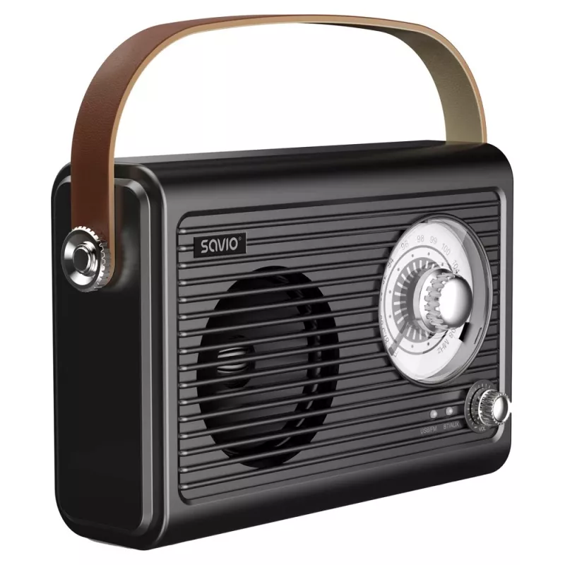 Draagbare radio Savio RS-01 analoog zwart