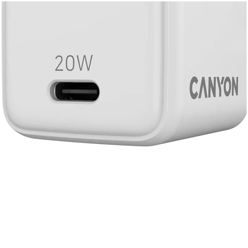 CANYON oplader CU20C GaN 20W 1xPD EU wit