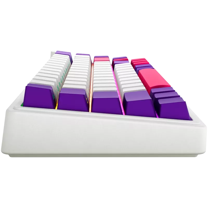 LORGAR KBP70MW, draadloos 65% mechanisch gaming-toetsenbord Pro, wit, EN-layout