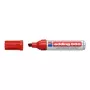 Permanent marker Edding 500 beitelpunt rood