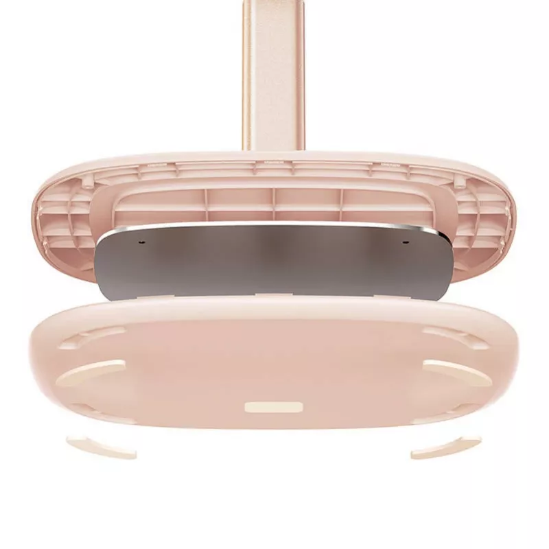 Tablet- en telefoonstandaard Baseus Seashell Series roze – in hoogte verstelbaar, licht