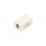Aansluitdoos Extralink RJ45 CAT6 UTP, kunststof, wit, 1 stuk