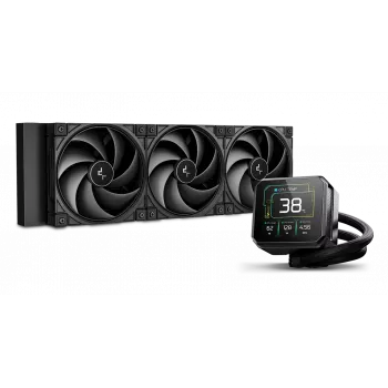 All-in-one vloeistof-CPU-koeler DeepCool SPARTACUS 360, 360-mm-radiator, 3 × 120-mm-ventilatoren