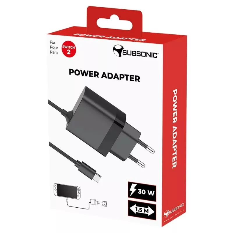 Voeding SUBSONIC SA5713 voor Switch 1/2 15V 2,5A