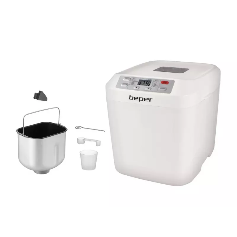 Broodmachine Beper BC.130 – 550 W, 12 programma's, 600–900 g broden