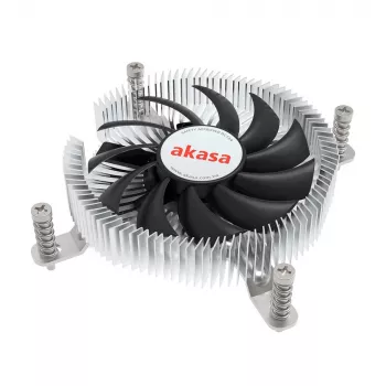 Hybride koeler Akasa Intel LGA1700 7,5 cm aluminium zwart