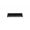 Patchpanel 19 inch 24 poorten, CAT6, S/FTP, 1U, kabelmanagement, zwart (compleet)