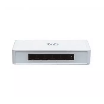 Manhattan 5-poorts Gigabit Ethernet-switch, desktopformaat, kunststof, IEEE 802.3az (Energy Efficient Ethernet), drie jaar garantie, doos