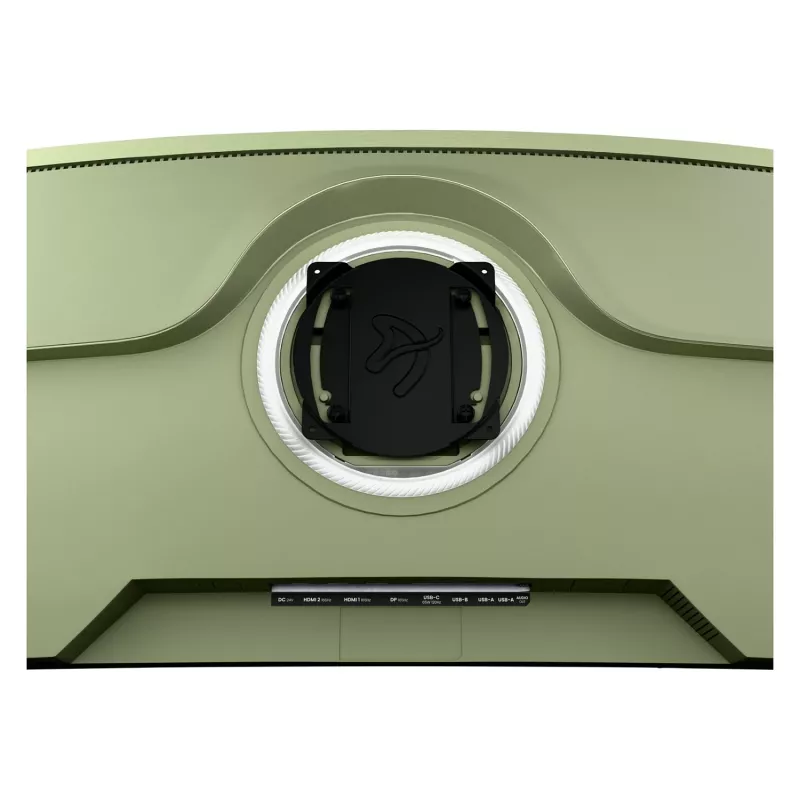 Curved computermonitor Arozzi Nova 49 inch (124,5 cm) dual QHD 5120×1440 LED VA, 4 ms, groen