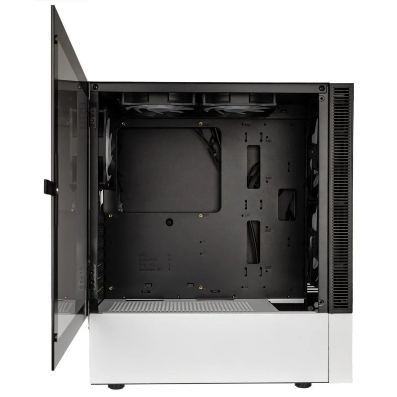 Kolink OBSERVATORY MX midi tower zwart, wit