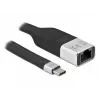 FPC flatkabel DeLOCK 86936 USB Type-C naar Gigabit LAN 15 cm