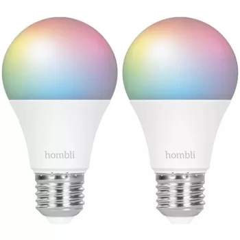 Hombli E27 slimme lamp, 9 W, RGB+CCT, 1+1 actiepakket (2 lampen)