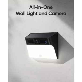 Anker Innovations Eufy Solar Wall Light Cam S120 - netwerkbewakingscamera - weerbestendig - kleur (dag/nacht)