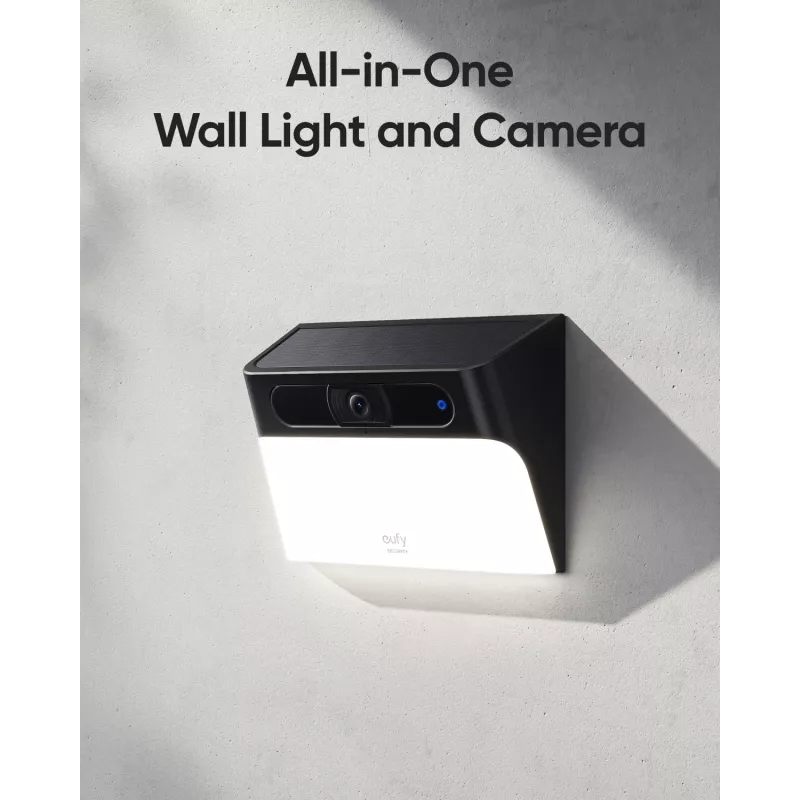 Anker Innovations Eufy Solar Wall Light Cam S120 - netwerkbewakingscamera - weerbestendig - kleur (dag/nacht)