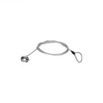 Manhattan laptopbeveiliging (Kensington) met twee sleutels, compatibel met standaard Kensington-sloten, 1,5 m kabel, diefstalbeveiliging, sterke staalkabel - metaal met transparante PVC-mantel, notebook, levenslange garantie