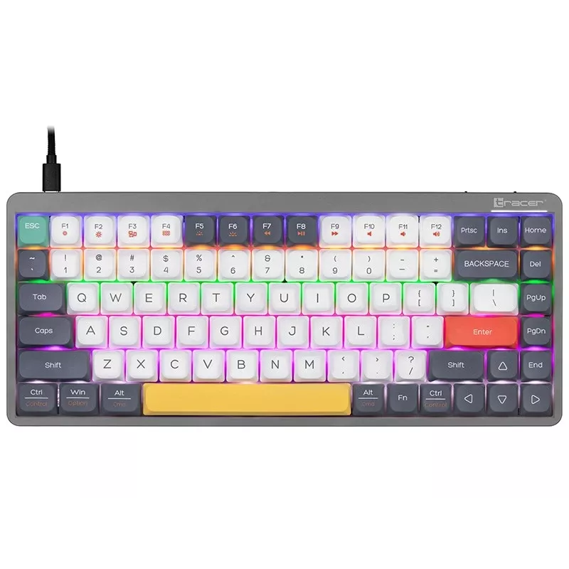 Mechanisch toetsenbord Tracer FINA 84 grijs (Outemu Red Switch) TRAKLA47279