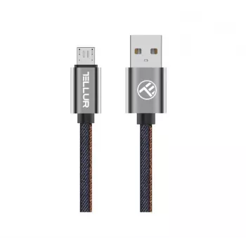USB-naar-micro-USB-datakabel Tellur 1 m denim