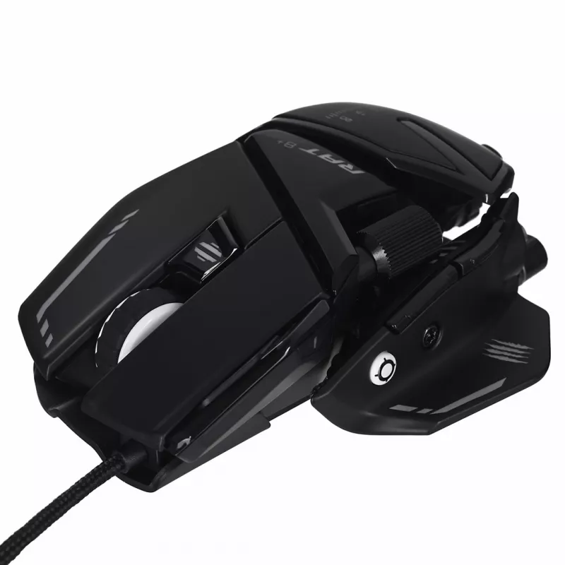 Gaming-muis MadCatz R.A.T. 8+ — rechtshandig, optisch, 16000 DPI, 11 knoppen, USB Type-A, 145 g
