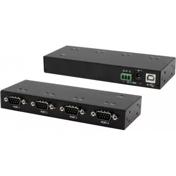 Exsys EX-13074HM - USB 2.0-converter, USB-B naar 4x RS-232, FTDI