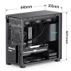 PC-behuizing Jonsbo D41 MESH midi tower zwart