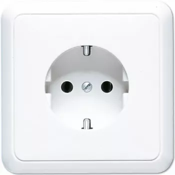 Jung 5520 WW stopcontact Type F wit (5520WW)