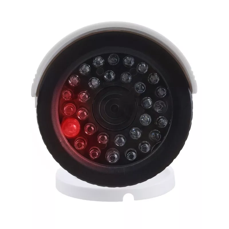 Dummy-camerabuis met IR-LED's, CEE IR1800 W — niet-functionerende bewakingsdummy