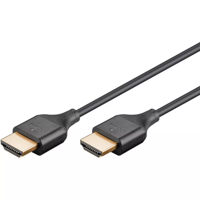 HDMI-kabel Goobay 75297 0,5 m HDMI type A stekker 48 Gbit/s zwart