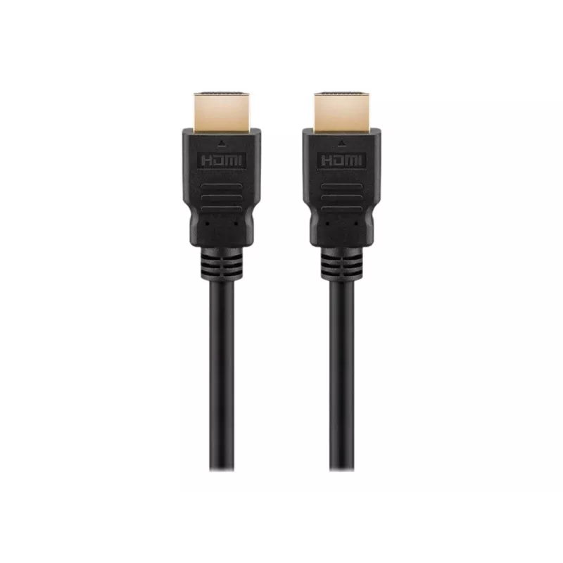 Goobay 41082 HDMI-kabel 1 m HDMI Type-A (standaard) 2 x HDMI Type-A (standaard) zwart (41082)