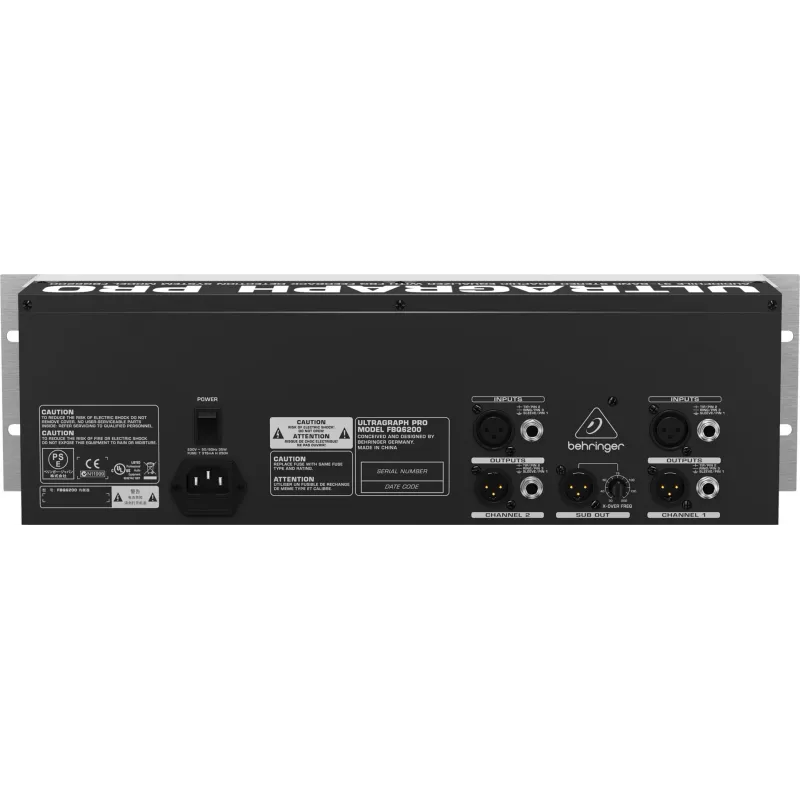 Behringer FBQ6200 audio-equalizer