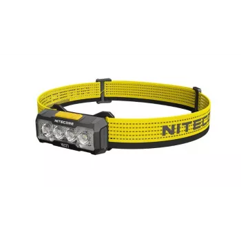 Nitecore NU27 hoofdlamp zwart, gele LED-hoofdlamp