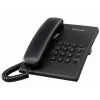 Snoertelefoon Panasonic KX-TS500 zwart met nummerweergave en handsfree functie