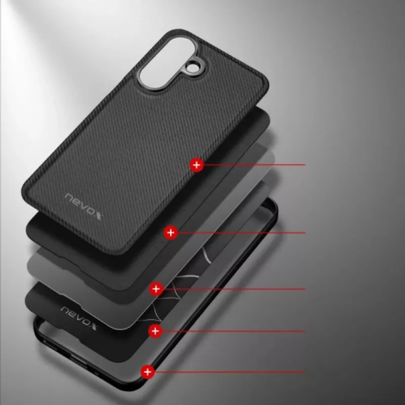 Nevox hoesje voor Samsung Galaxy A17 5G — StyleShell, zwart