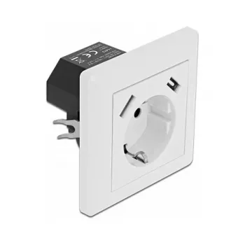 Stopcontact 2 x USB + CEE 7/3 DeLOCK 11473