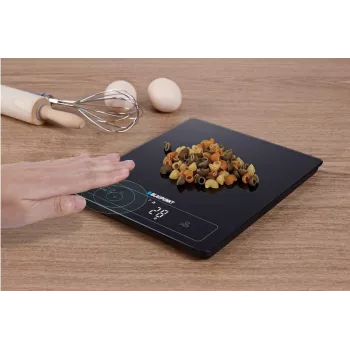 Elektronische keukenweegschaal BLAUPUNKT FKS701 — gehard glas, 15 kg, 1 g nauwkeurigheid, touch-display