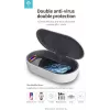 Devia draadloos oplaadstation met desinfectiebox, wit