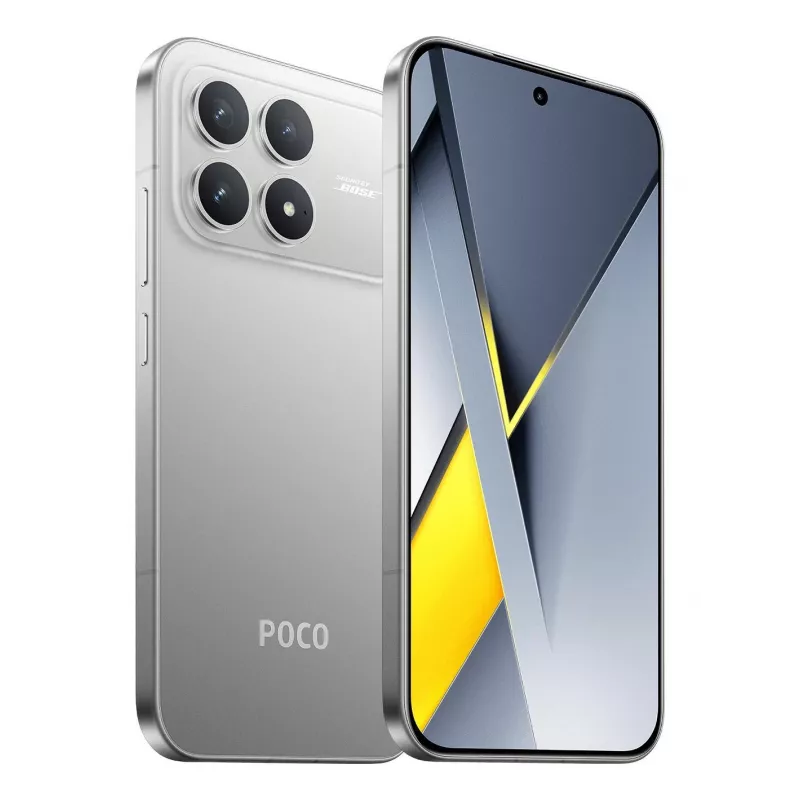 Smartphone POCO F8 Pro 12GB RAM 256GB opslag zilver (model MZB0M60EU)