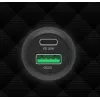 Auto-oplader Unitek P1400A met USB-C en USB-A, 38W, Quick Charge 3.0, ingang 12–24V, zwart