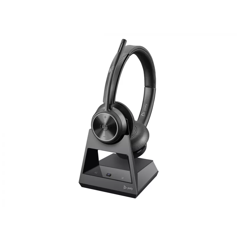 Poly Savi 7320 stereo Microsoft Teams Certified DECT 1880-1900 MHz Top EMEA - INTL English Loc Euro-stekker