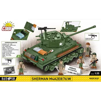 Blocks Sherman M4A2E8 865 bouwstenen