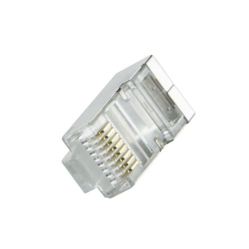 Stekkerverbinder CAT.6 RJ45 100 stuks, oranje