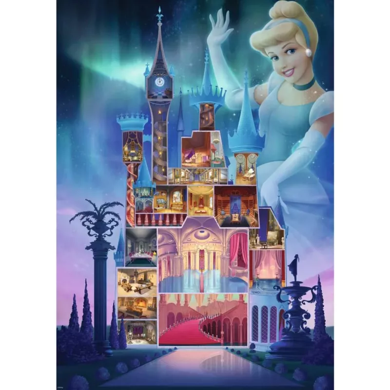 Puzzel Disney Castle Collection: Cinderella (1000 stukjes)