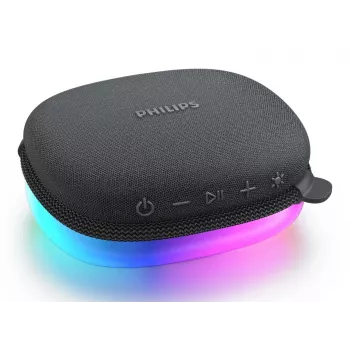 Bluetooth-luidspreker Philips TAS2307BK/00 met geïntegreerde lampjes, draadloze audioweergave