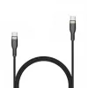 FIXED FIXDB-CC2-BK gevlochten USB-C/USB-C-kabel, 2 m, 100 W