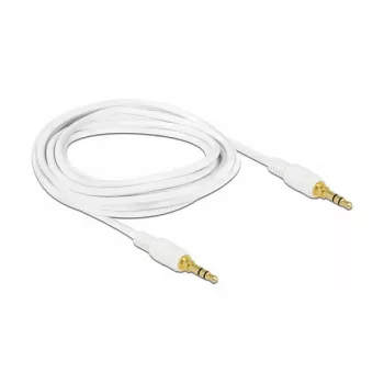 Audiokabel DeLOCK 85550 2 m 3,5 mm wit