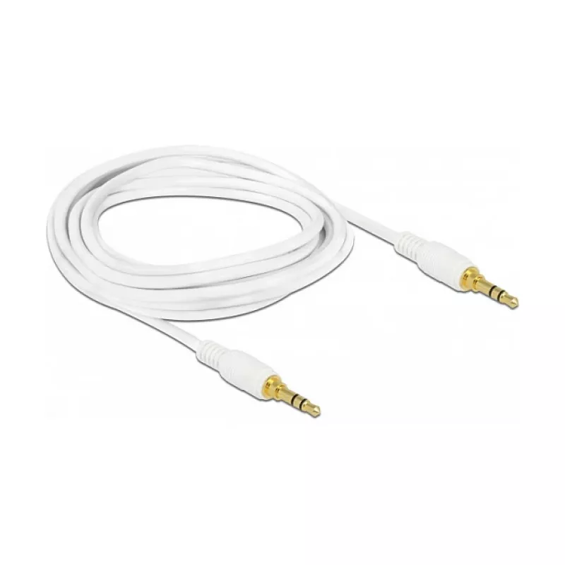 Audiokabel DeLOCK 85550 2 m 3,5 mm wit
