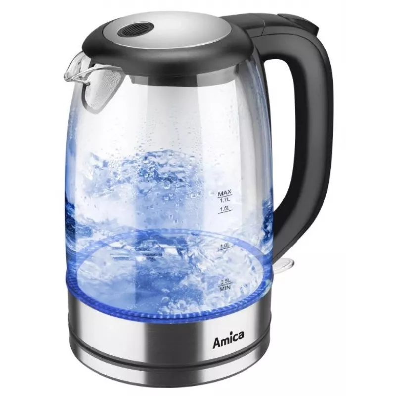 Waterkoker Amica 1.7L 2200W zilver