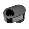 XSPC Rotary 14mm Offset G1/4 fitting, chroom zwart - haakse draaiverbinder voor waterkoeling